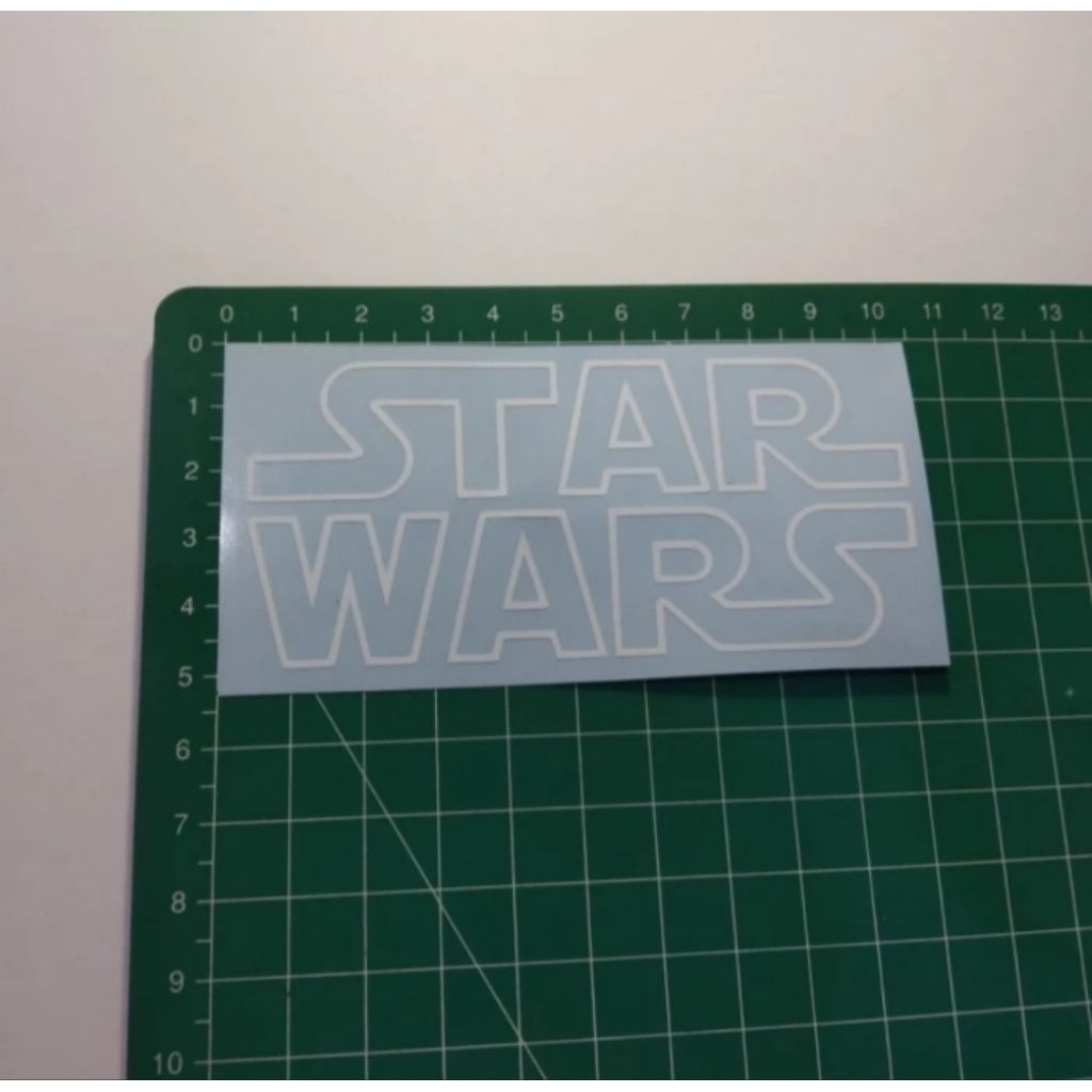 

stiker cutting star wars