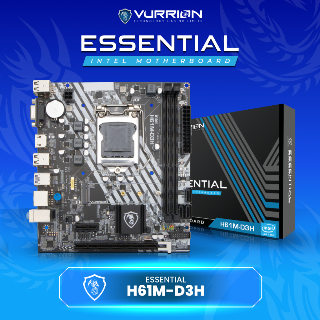 MOTHERBOARD VURRION ESSENTIAL H61M-D3H