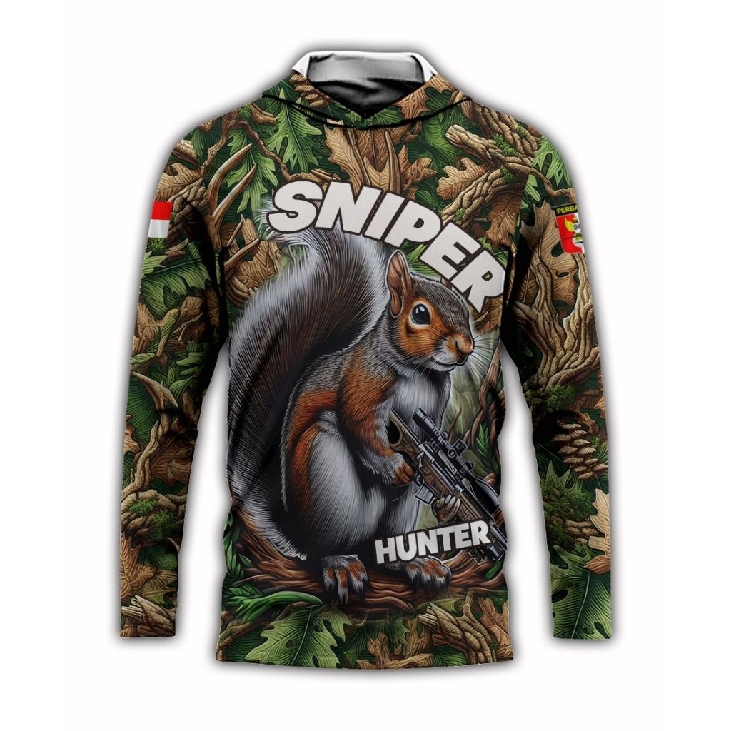 baju camo hunting berburu | baju camo lengan panjang | sniper