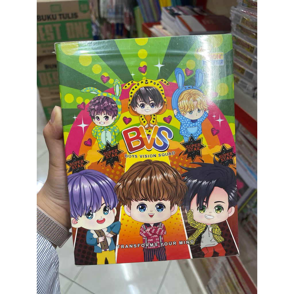 

BUKU VISION ISI 58 LEMBAR/ BUKU SEKOLAH / BUKU TULIS 1 PACK ISI 10 BUKU