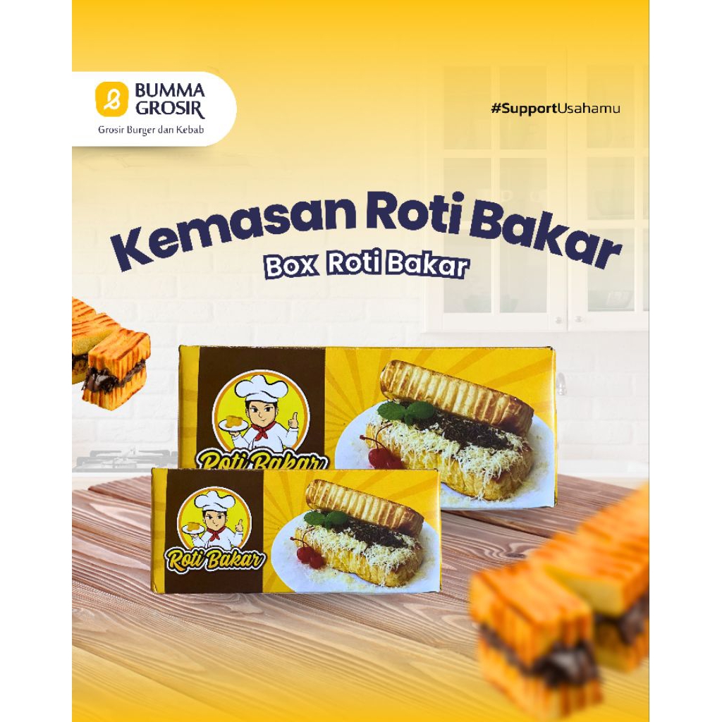 

Bumma Kemasan roti bakar bandung - box roti bakar - dus burger - bungkus roti bakar bandung - Kemasan roti bakar 150lmbr/satuan