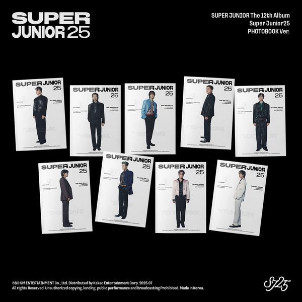 SUPER JUNIOR - 12th Album [Super Junior 25] (Photobook Ver.)