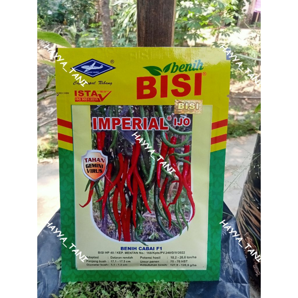 Benih BISI IMPERIAL IJO Benih Cabai F1