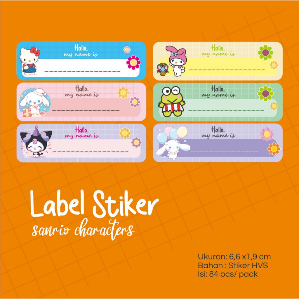 

CETAK STIKER LABEL BUKU | stiker custom | FREE custom NAMA