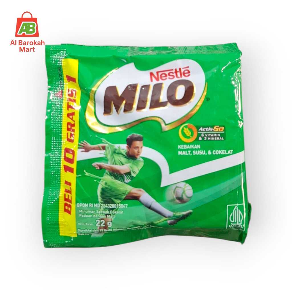 

Nestle Milo Bubuk 22g | Bandet / Renceng | Minuman Serbuk Coklat & Malt