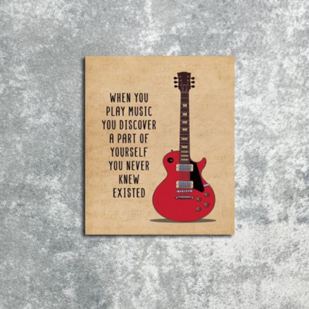 Poster Hiasan Dinding Quotes Musik