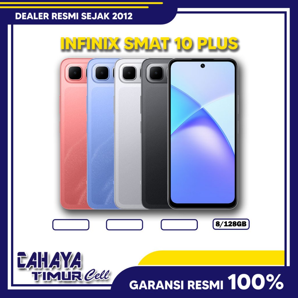INFINIX SMART 10 PLUS RAM 8/128GB SMARTPHONE GARANSI RESMI