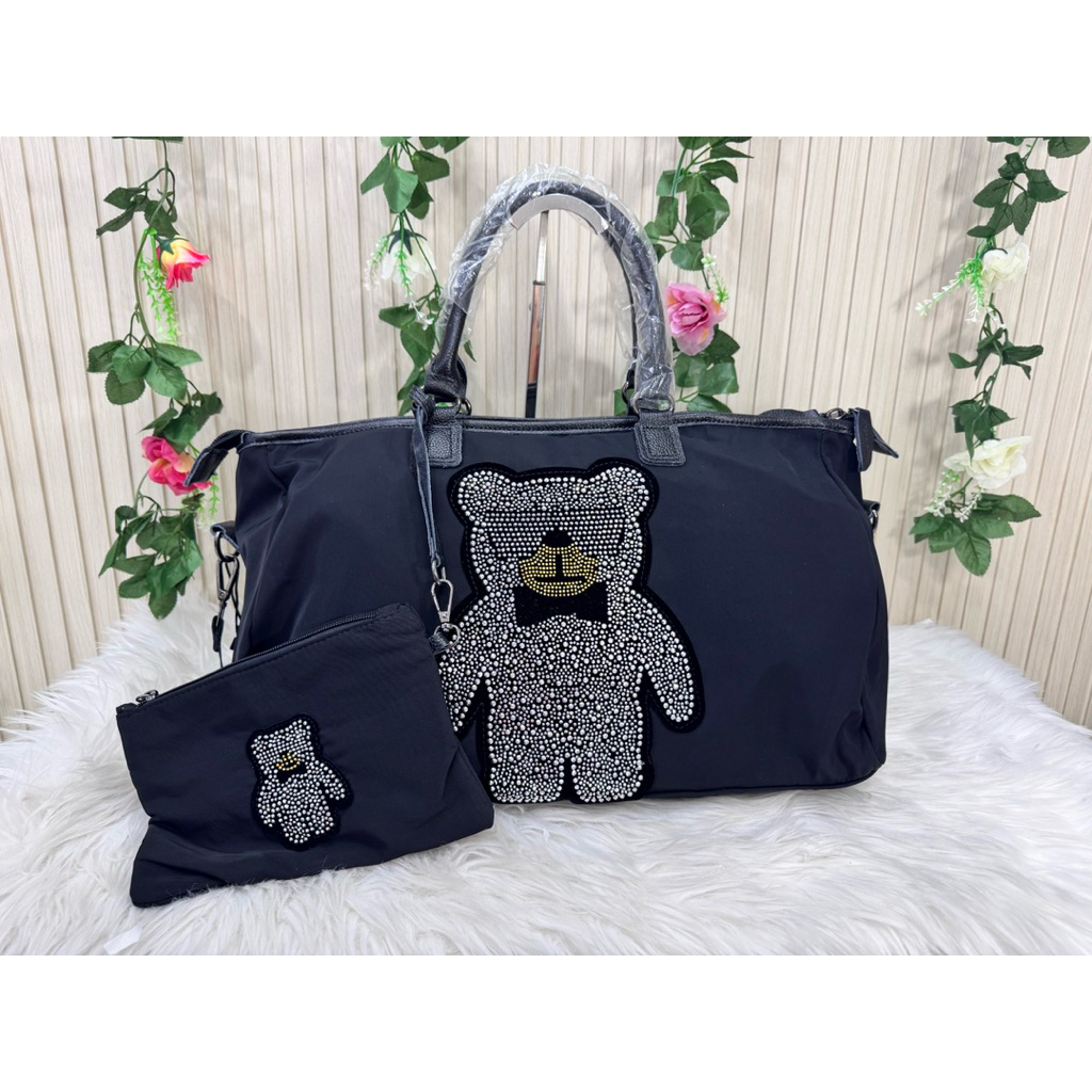 008 tas pakaian wanita premium tas travel lucu untuk wanita yg modis tas olah raga premium