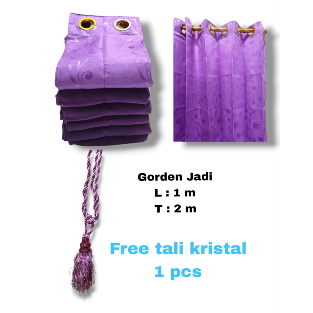 Gorden Jadi Plong Ungu Muda