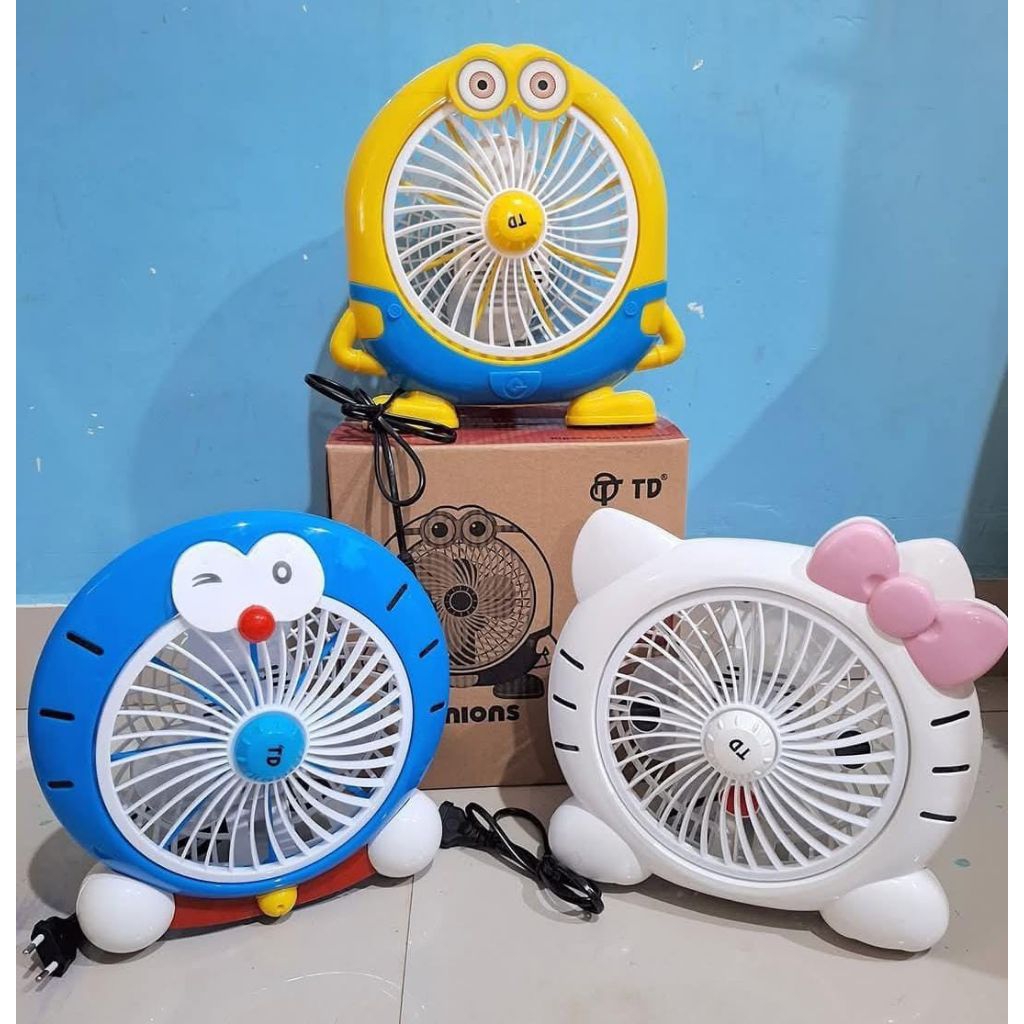 kipas angin duduk kipas angin mini karakter