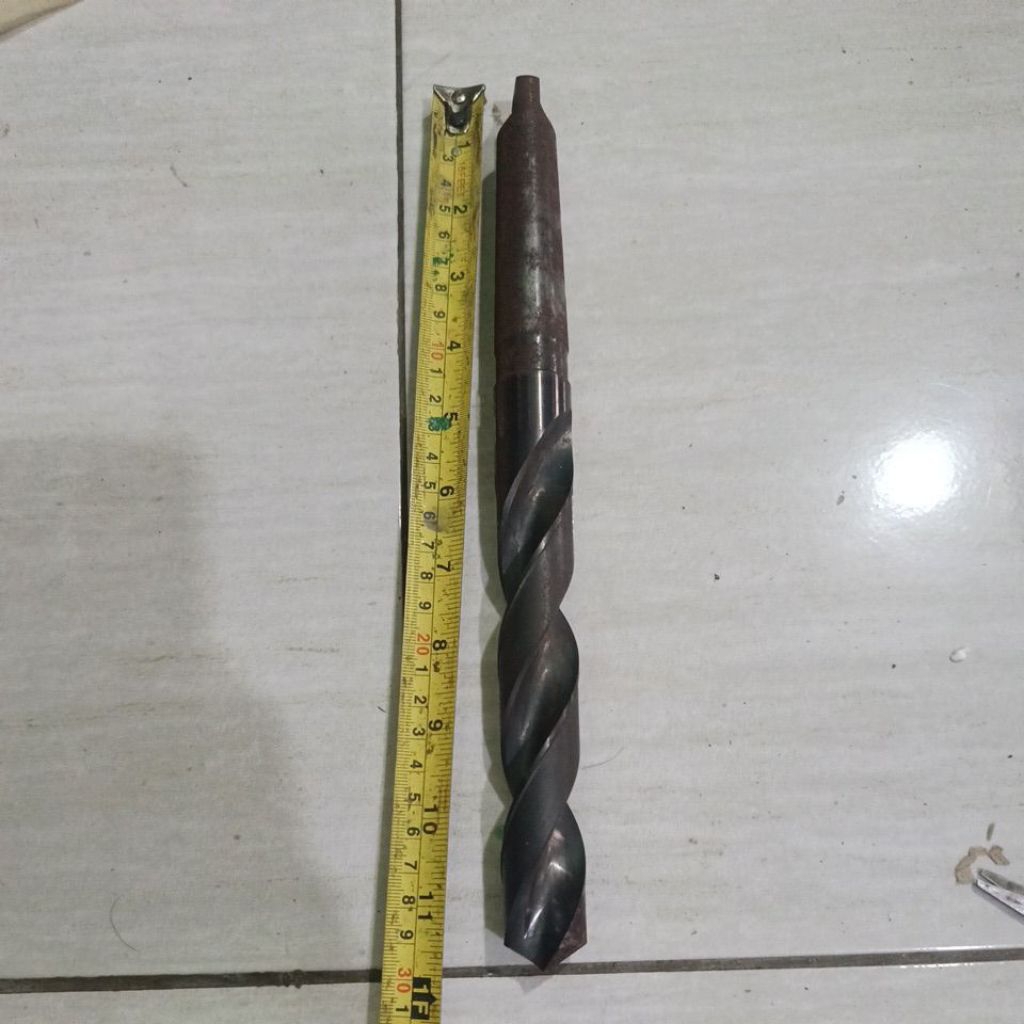 mata bor nachi asli 25mm mt3 bekas masih utuh seperti baru mata bor besi nachi asli