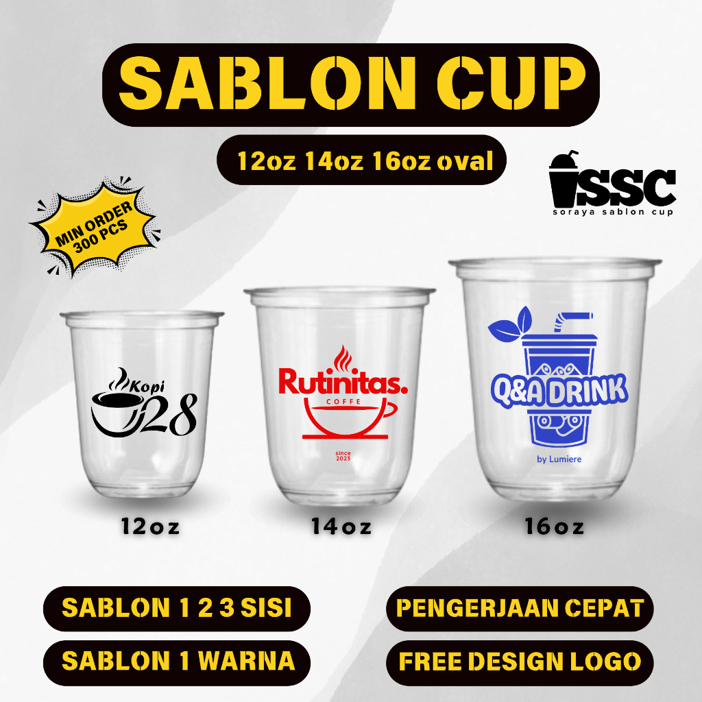 

sablon gelas pesanan mango quenn