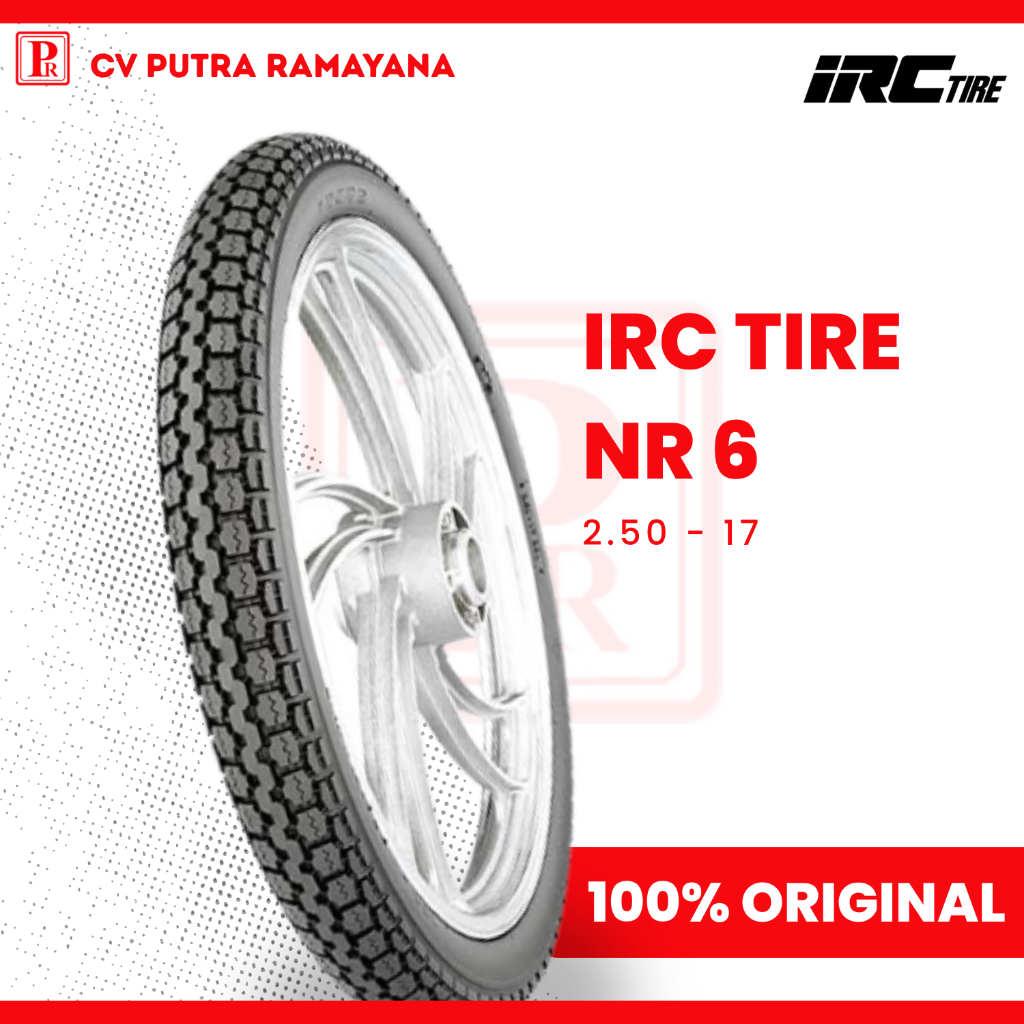 BAN MOTOR IRC RING 17 NR6 250-17 TUBETYPE