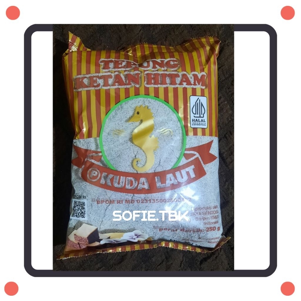 

Tepung Ketan Hitam Kuda Laut 250 gram