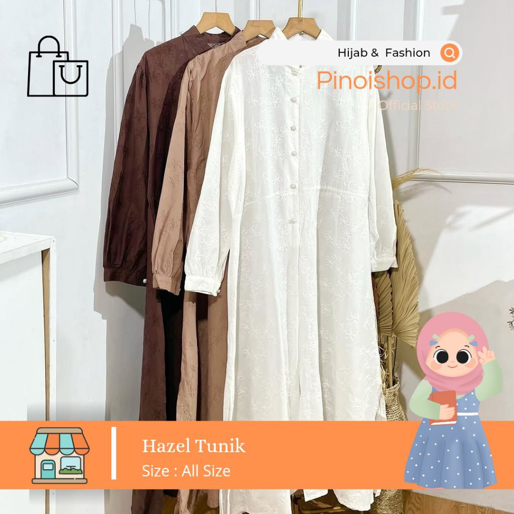 Hazel Tunik | Fashion | Code : JW | Pinoishop.id