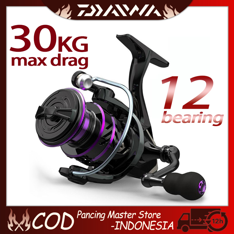 2025 NEW daido reel pancing power handle original 50kg Drag Fishing Reel 12+1BB rell pancing seaking