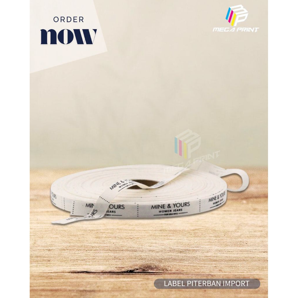 

piterban 1.3cm dan2cm label piterban label cotton