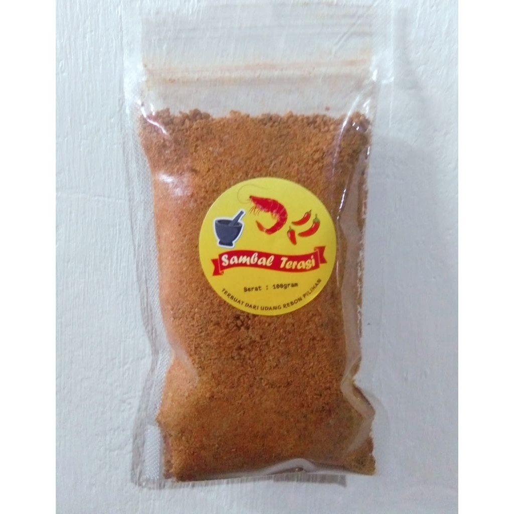 

Sambal Terasi Matang/Sambal Terasi Bubuk Serbaguna Khas Pontianak 100gr