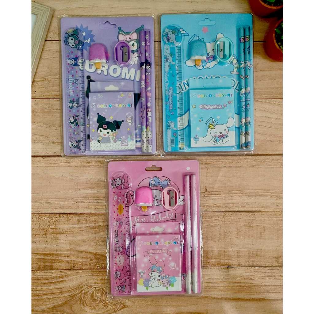 

Set Alat Tulis Sanrio Lucu - Alat Tulis Anak Motif Sanrio Karakter - Paket Stationery Sanrio Karakter Lucu