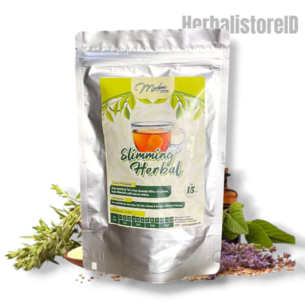 

Sliming Herbal Celup Tradisional Minuman Hangat Kesehatan isi 15 sachet