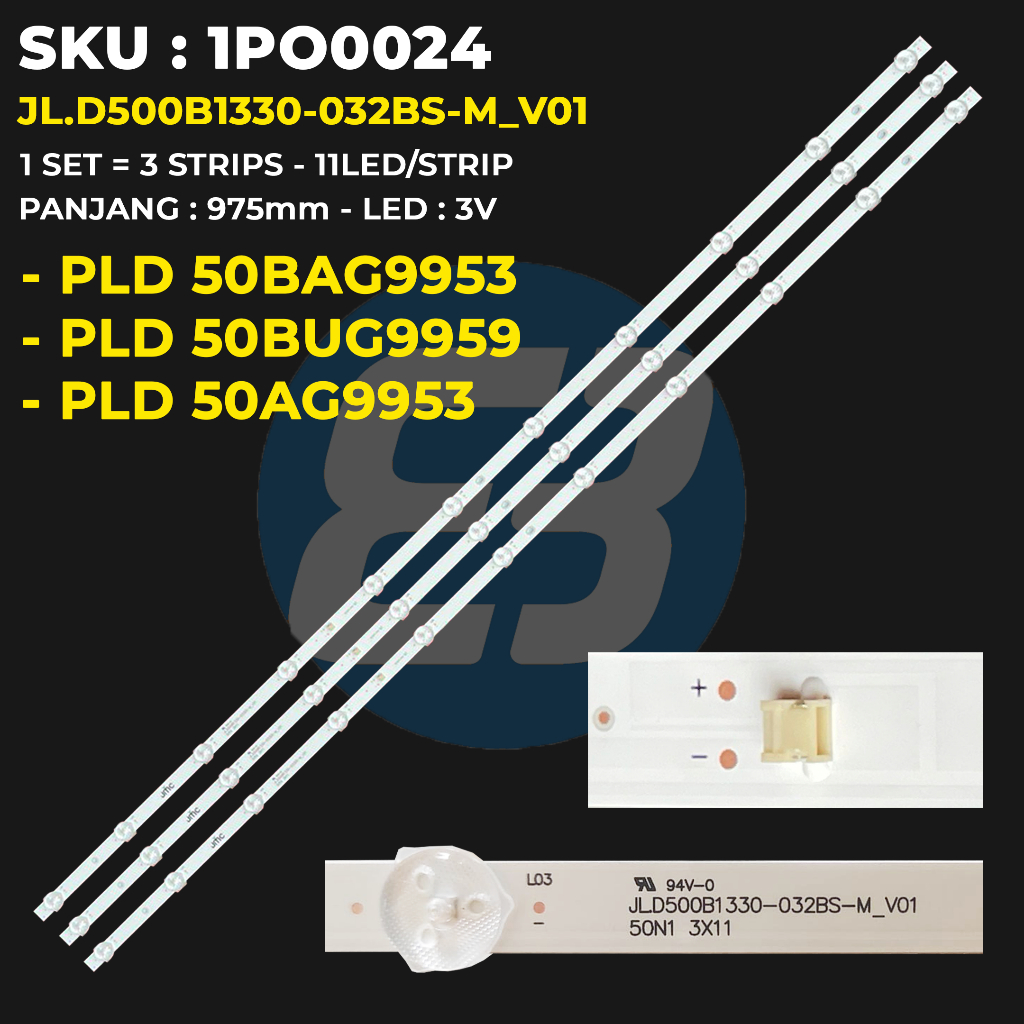 Backlight TV POLYTRON 50 Inch PLD-50BAG9953 PLD-50BUG9959 PLD-50AG9953 11K