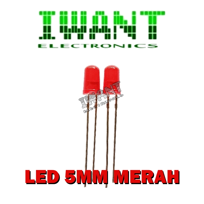 LED 5MM RED LED 5MM MERAH LED 5 MM MERAH