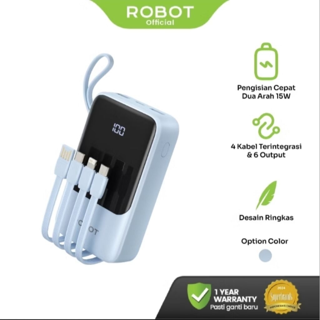 POWERBANK ROBOT 20000 MAH