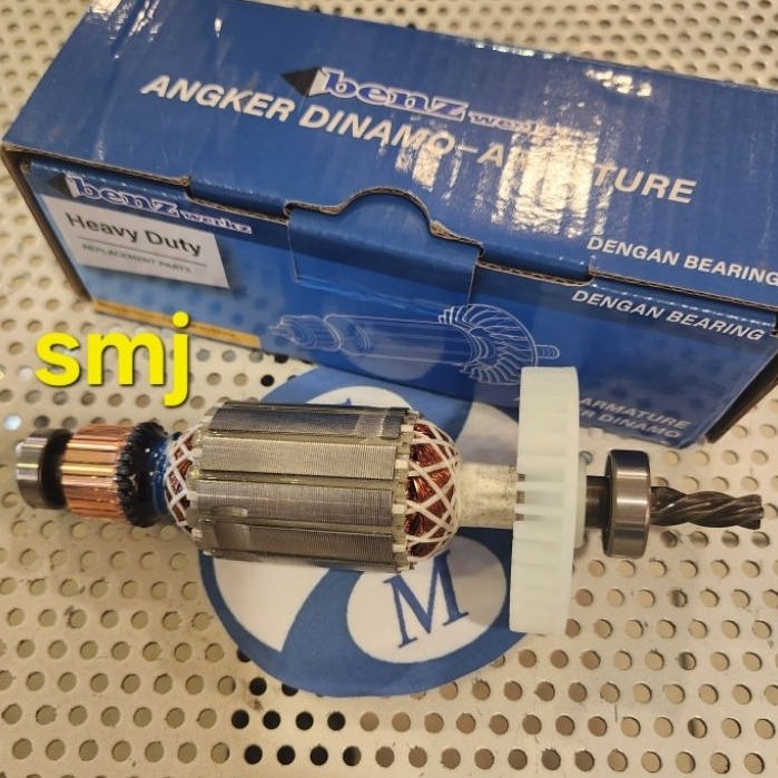 angker mesin bor tangan 13mm armature hp1631 angker hp1630 rotor hp1631angker bor 13mm