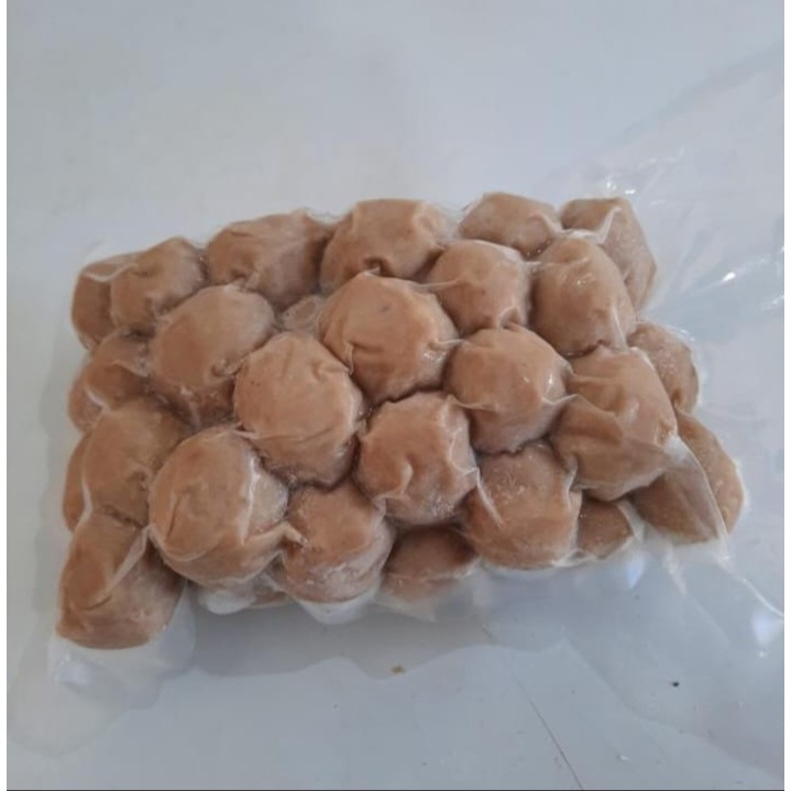 

Bakso Babi – Pork Meat Ball Premium (500gr) Bakso siap saji berbahan dasar daging babi pilihan.