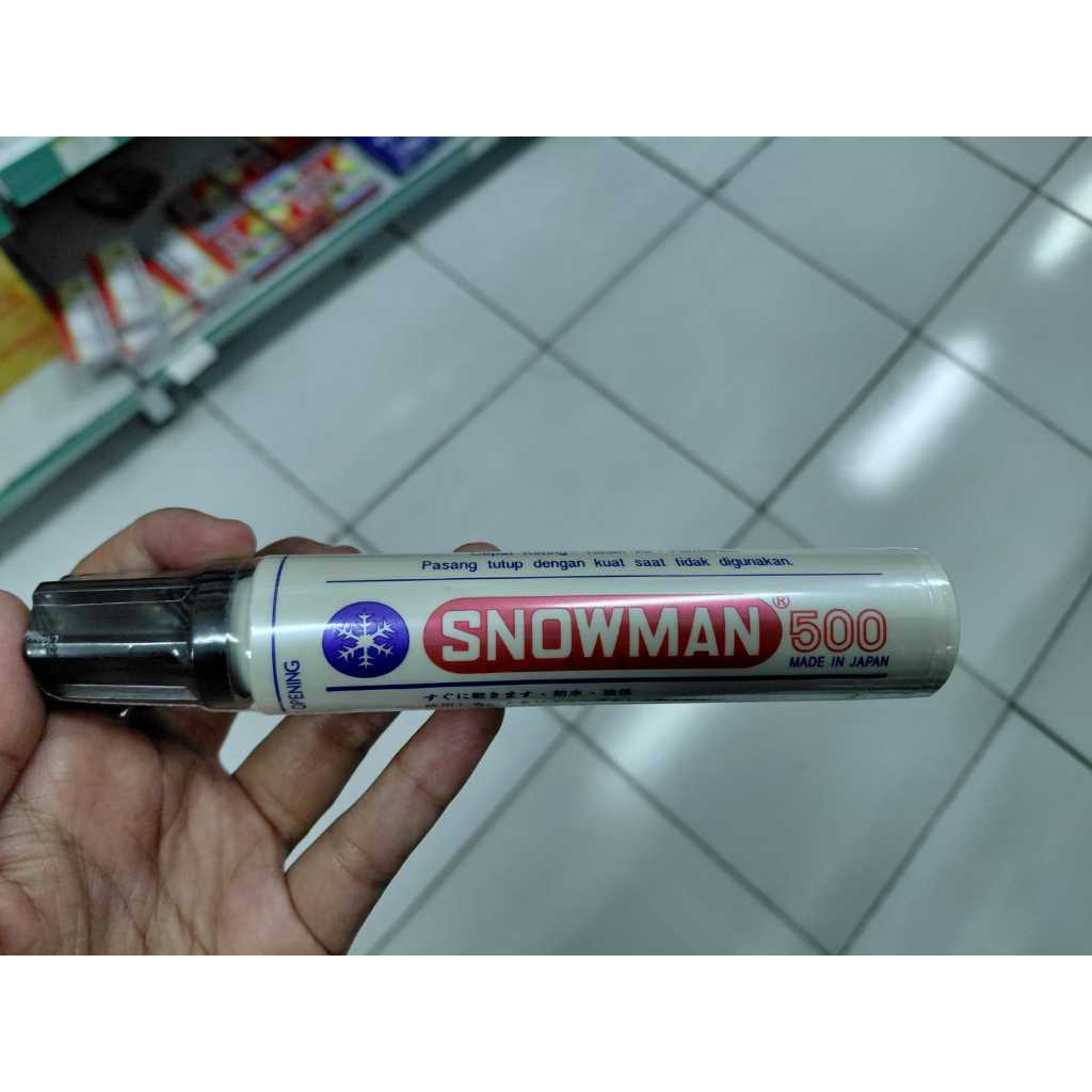 

Spidol Permanen Snowman Besar Jumbo 500 Warna Hitam Biru Merah