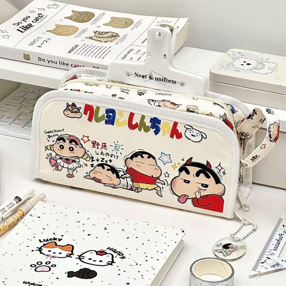 

Crayon Shin chan pencil case student cartoon large capacity cute storage bag pencil case stationery