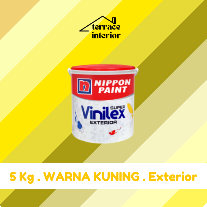 Cat Tembok Nippon Vinilex Exterior Kuning 5 Kg
