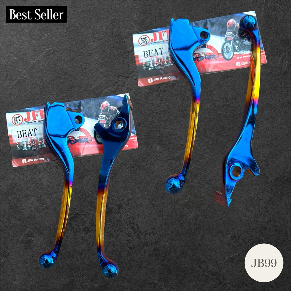 HANDEL REM KIRI + KANAN TWO TONE BEAT/ GAGANG REM SATU SET KANAN KIRI SEPASANG TUAS REM KIRI KANAN /