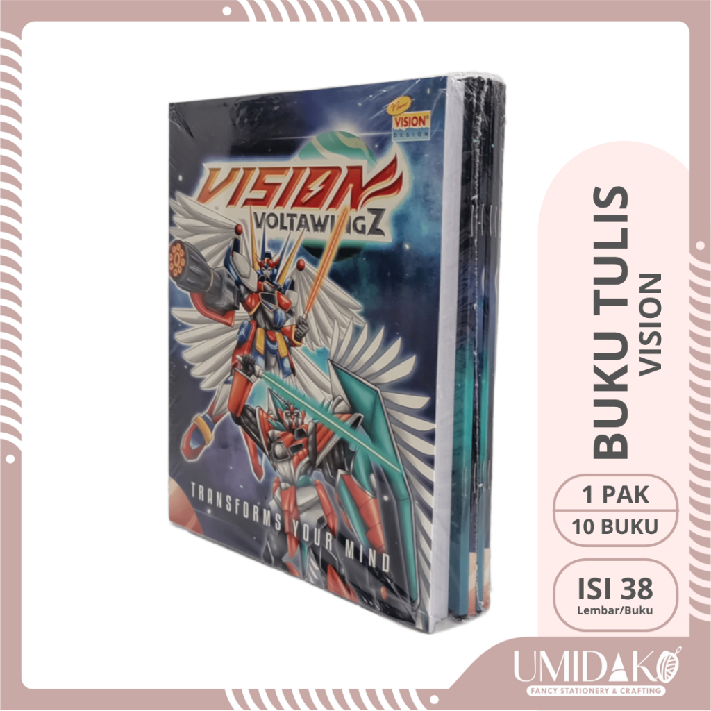 

[UMIDAKO] BUKU TULIS VISION ISI 38 LEMBAR (PCS)