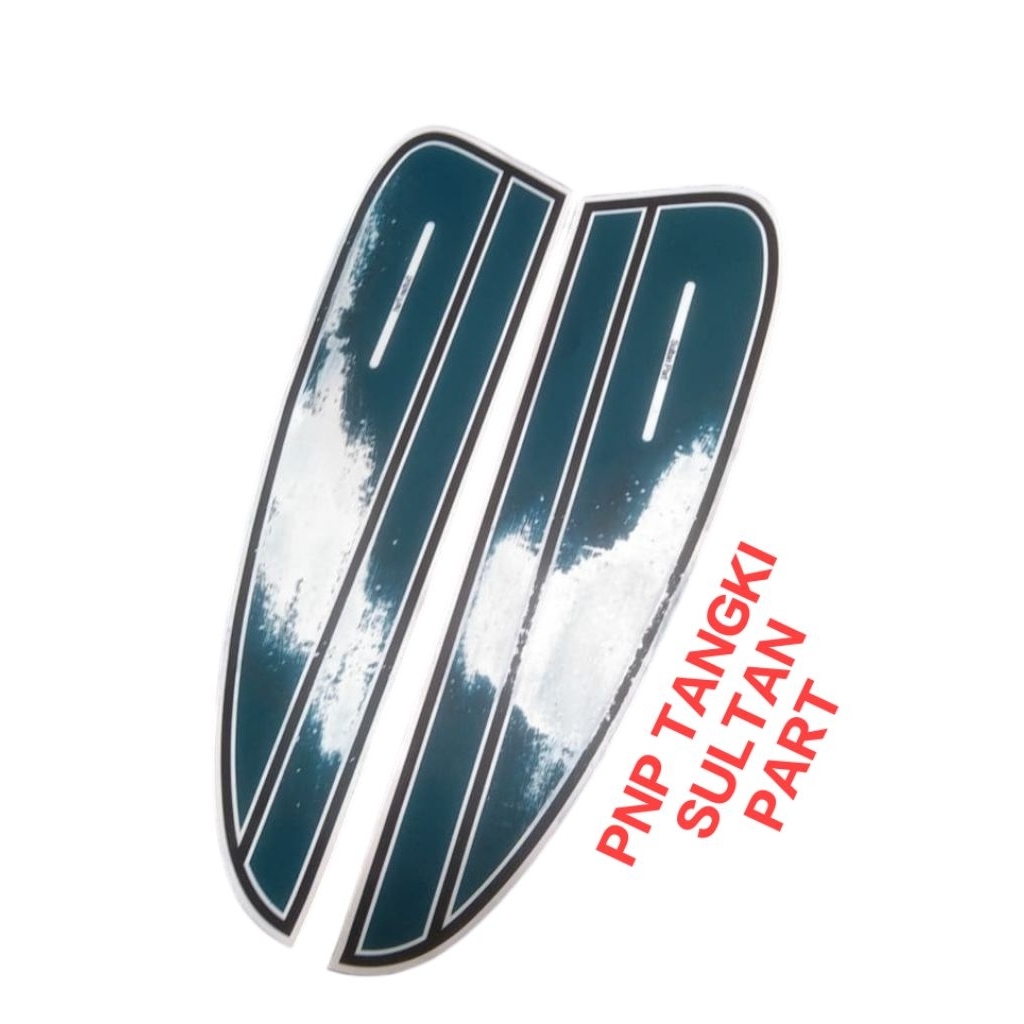 striping tangki honda cb125 model bladus