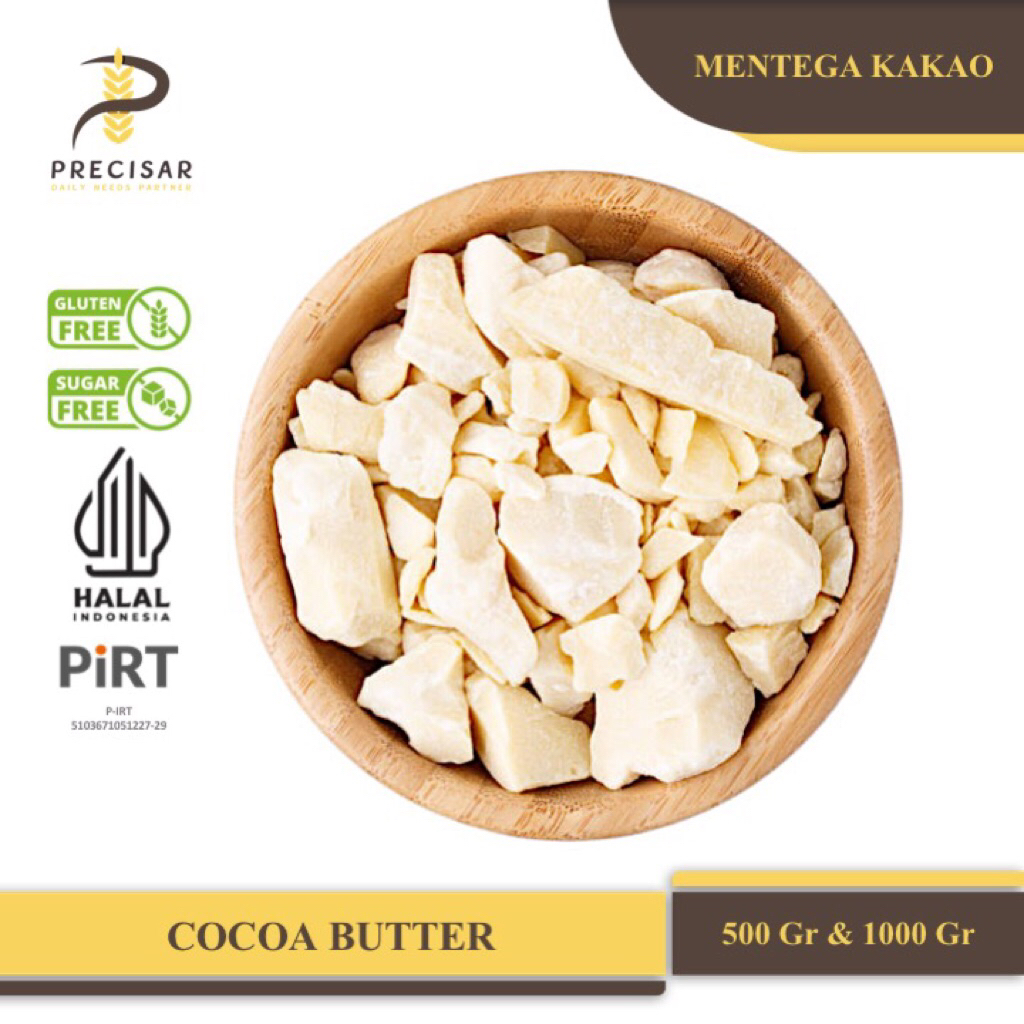 

Mentega Kakao / Cacao Butter - Natural | Organic | Sugar Free | Gluten Free | Vegan - 500gr & 1000gr