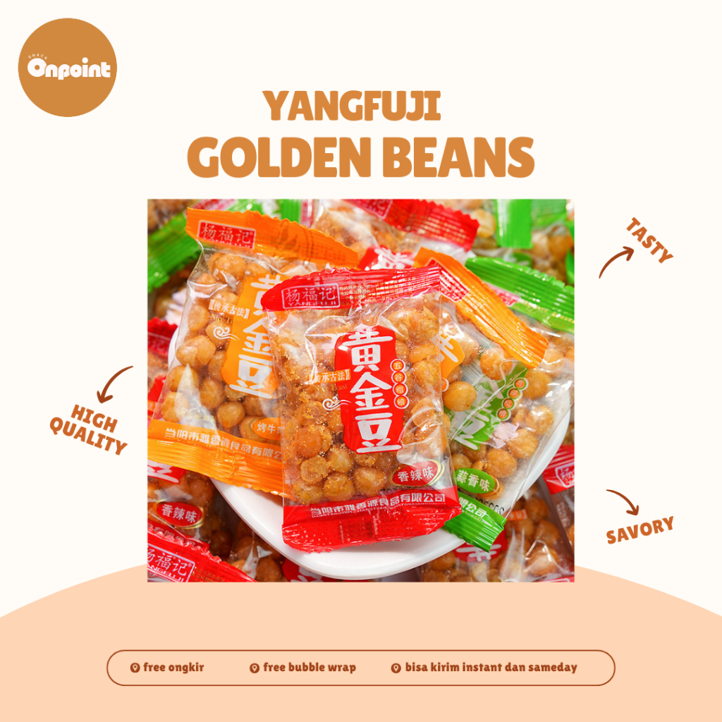 

Yangfuji Golden Beans Assorted Flavors | Cemilan Kacang-kacangan Aneka Rasa Kacang Polong Kacang Koro Aneka Rasa