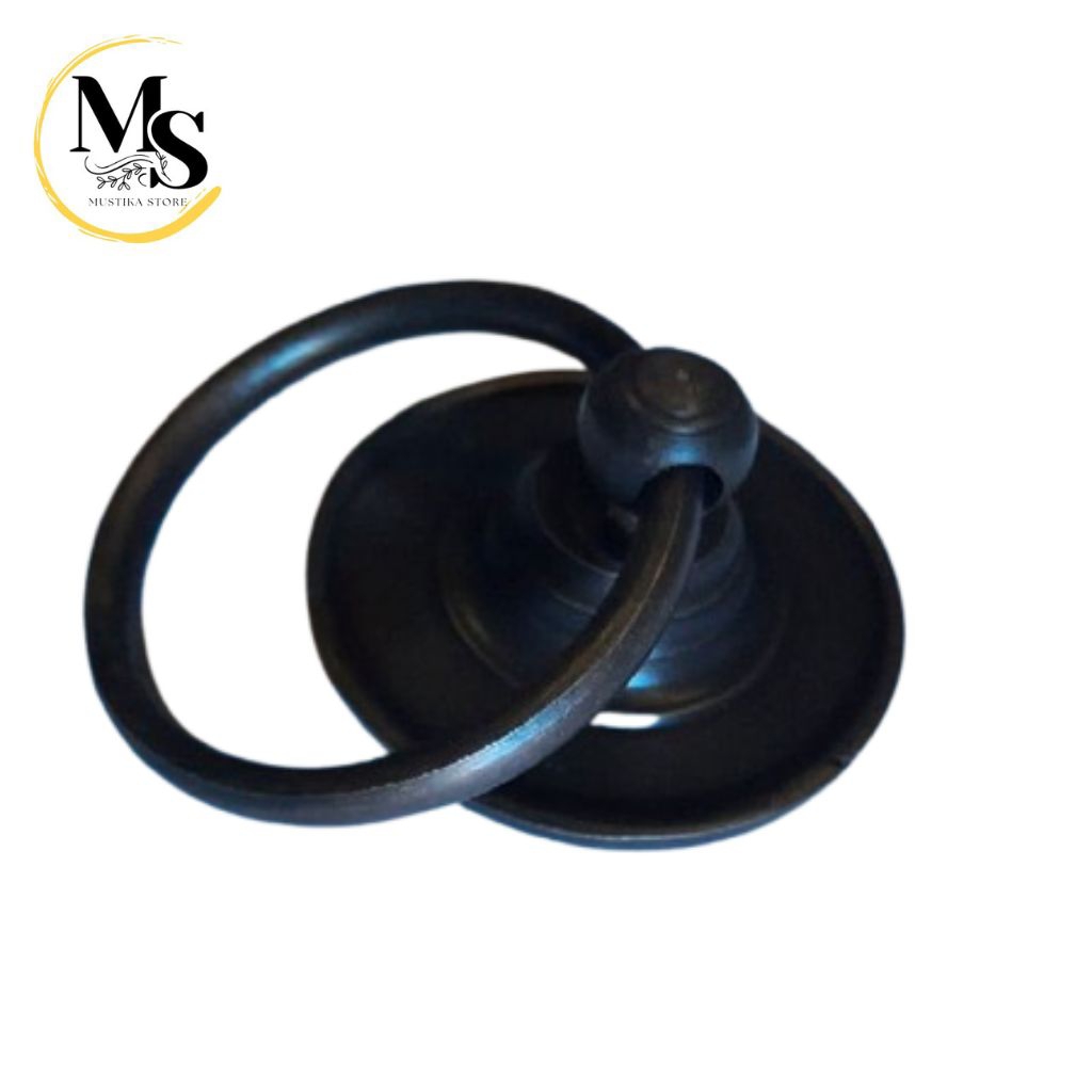 Tarikan pintu gebyok motif polos klasik bahan Kuningan