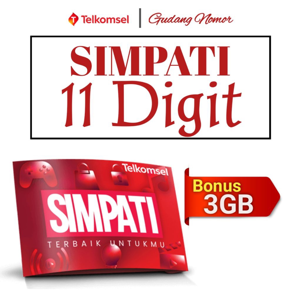 Nomor Cantik Telkomsel Simpati 11 Digit 5G Nomer Cantik Simpati 11 Digit Kartu Cantik 11 Digit No Ca