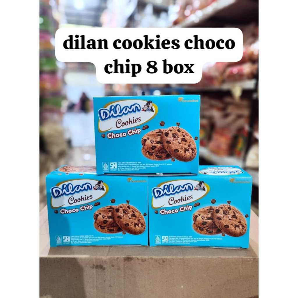 

Aneka Snack Cemilan Dilan cookies Choco Chip Box