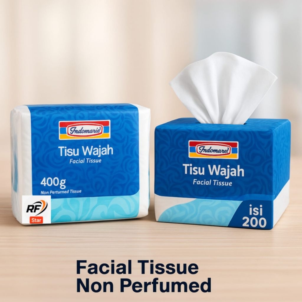 Indomaret Facial Tissue Non Perfumed / Tissu indomaret serbaguna