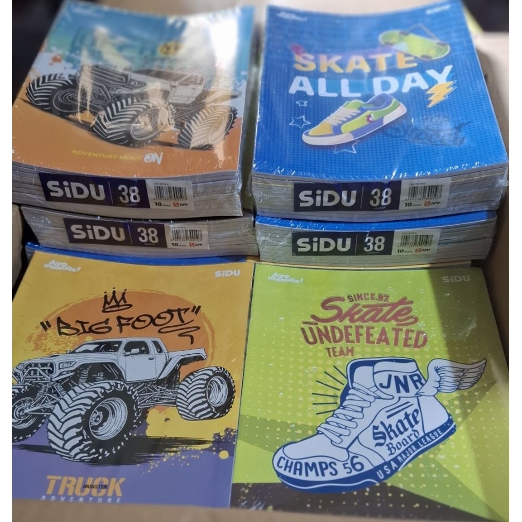 

Buku Tulis bergaris SIDU 38 Lembar