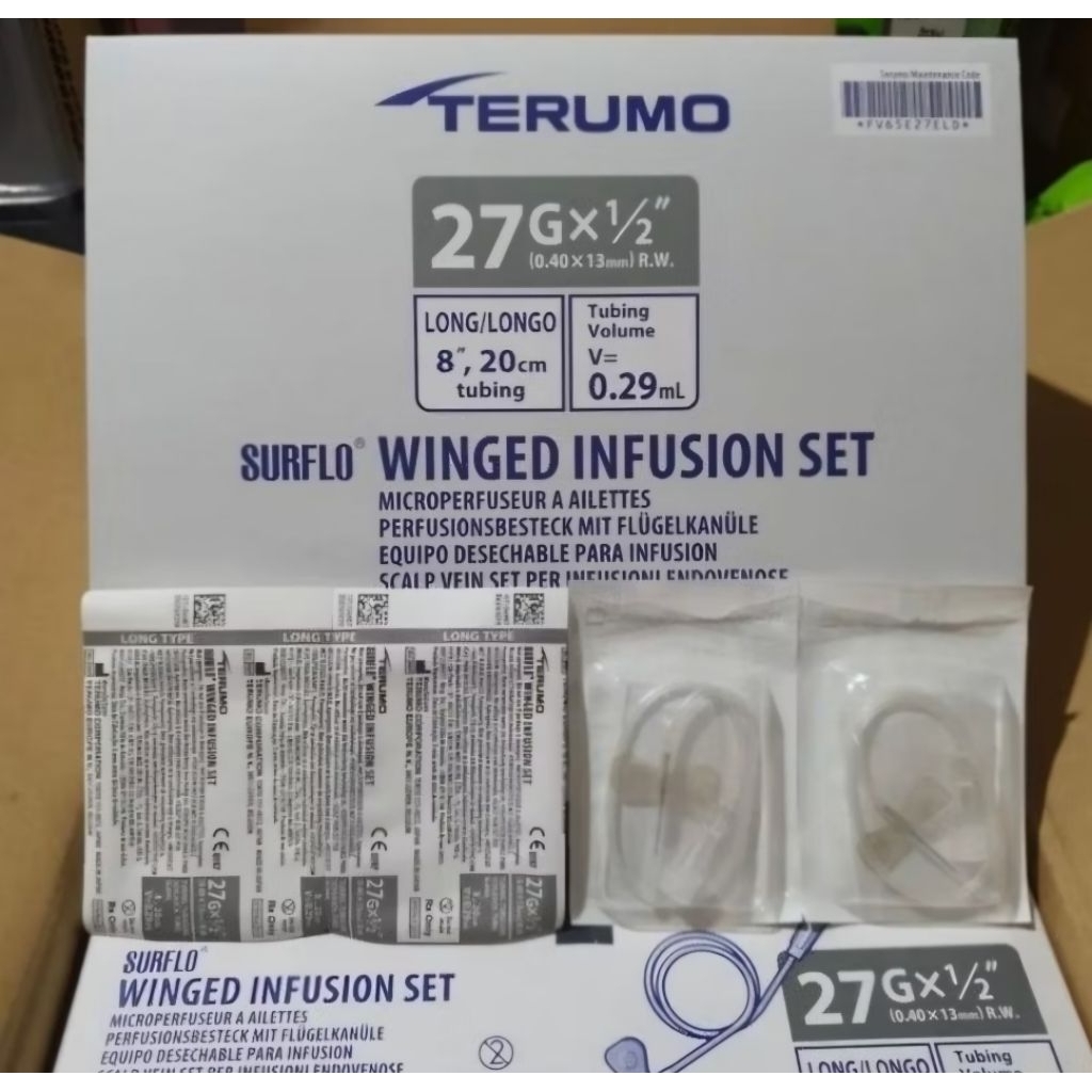 Wing Infusion Set Terumo Wing Infusan Needle Terumo Infus