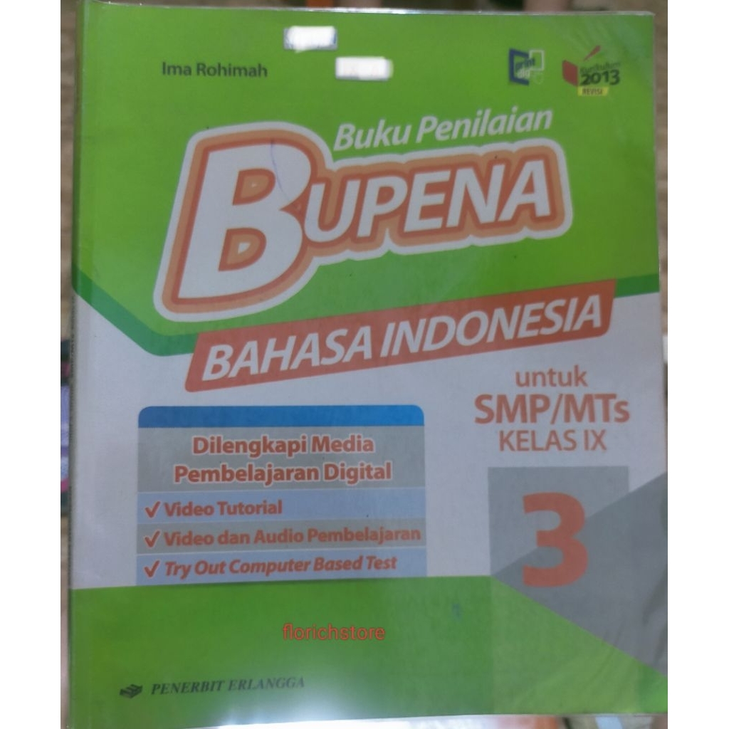 Bupena Bahasa Indonesia kelas 9