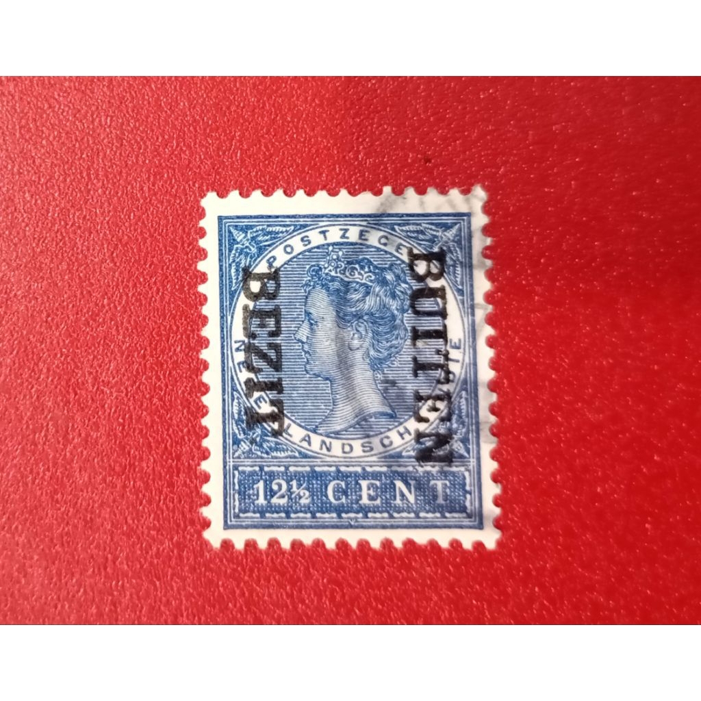 

PRANGKO NED INDIE CT BUITEN BEZIT TERBALIK NOMINAL 12½ CENT 1908