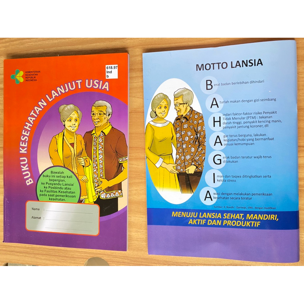 

[GROSIR] BUKU LANSIA cover laminasi glosy cetakan jelas
