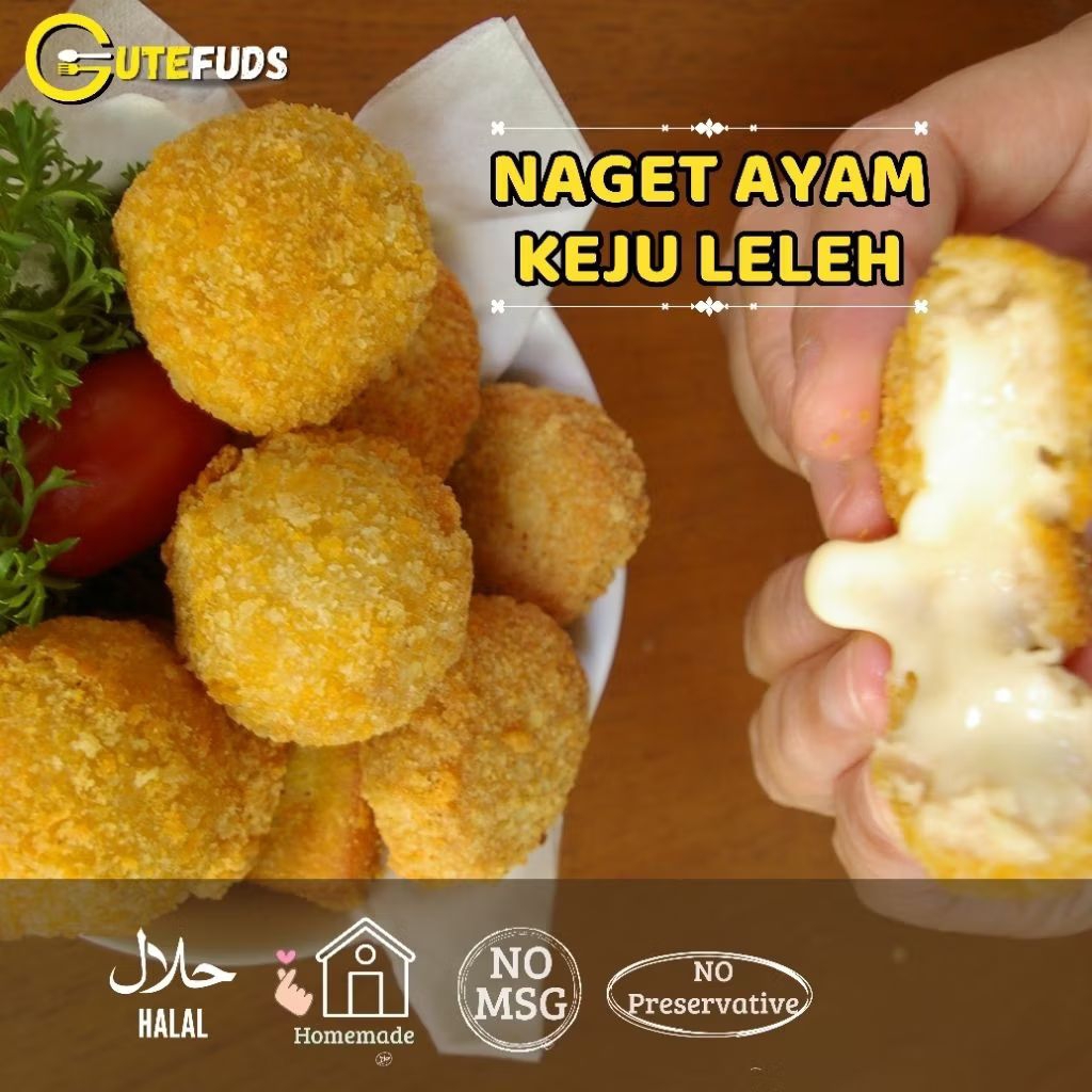 

NUGGET AYAM KEJU LELEH MPASI NO MSG