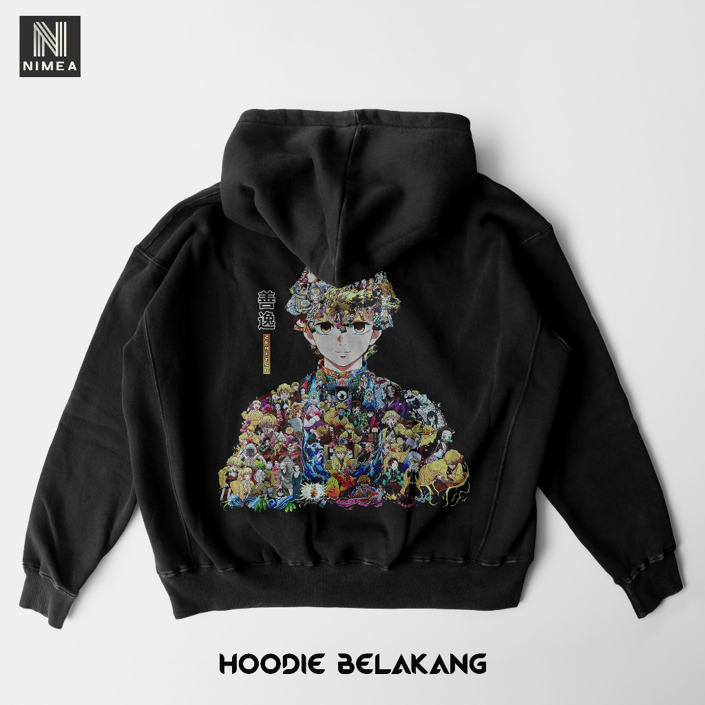 Jaket Hoodie Anime Zenitsu Agatsuma Story - Nimea