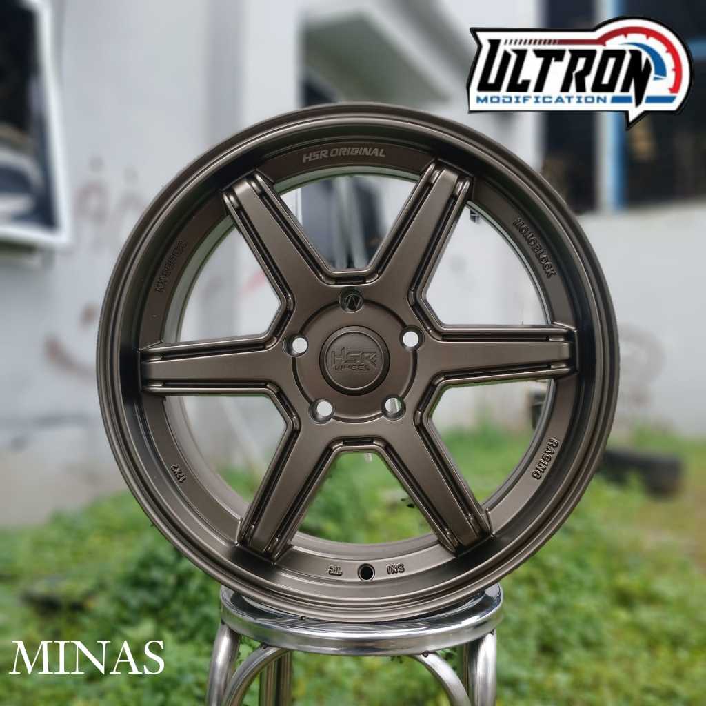 VELG RING 17 BUAT MOBIL BRV,XPANDER,INNOVA,HRV TYPE HSR MINAS R17