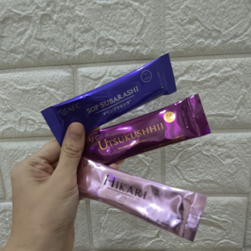 Eceran per 1 Sachet SOP Subarashi Utsukushhii Gold Hikari 100% Original Distributor RESMI